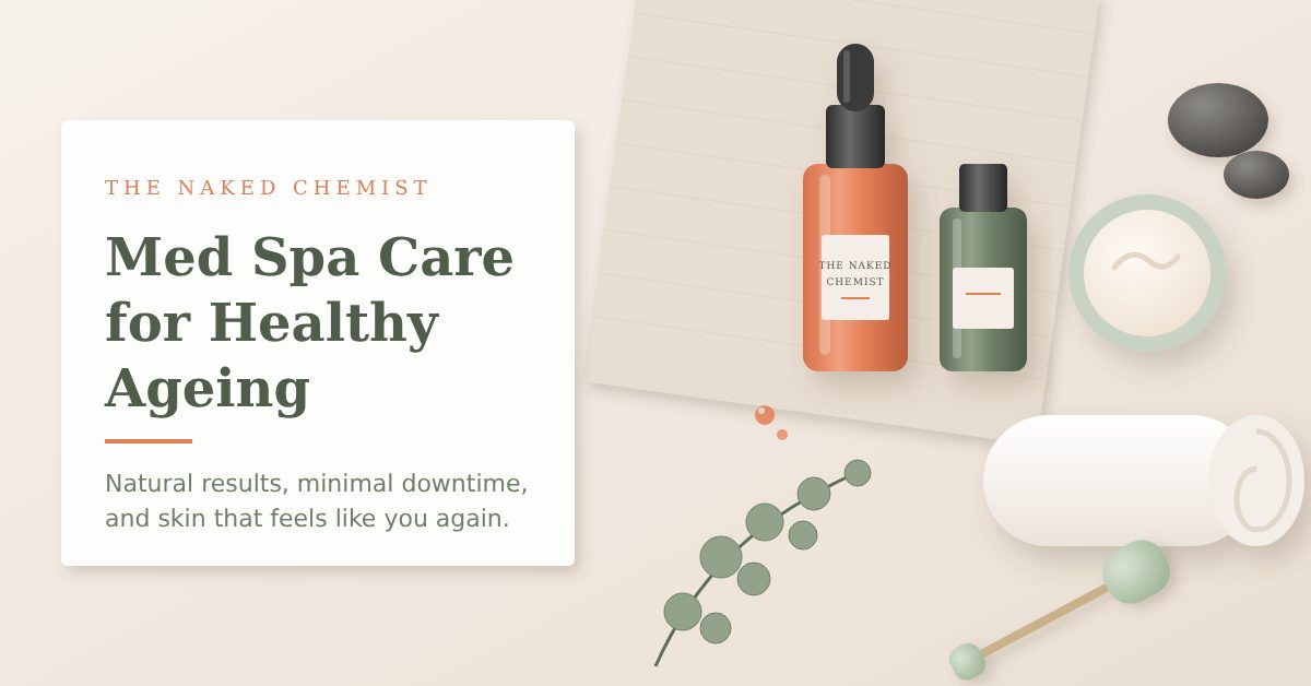Med spa care for healthy ageing